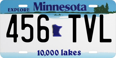 MN license plate 456TVL