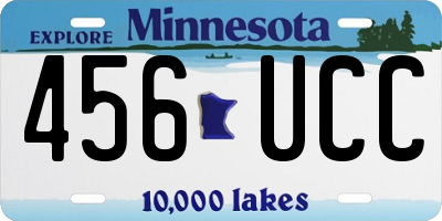 MN license plate 456UCC