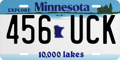 MN license plate 456UCK