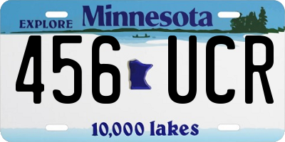 MN license plate 456UCR