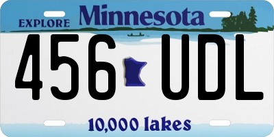 MN license plate 456UDL