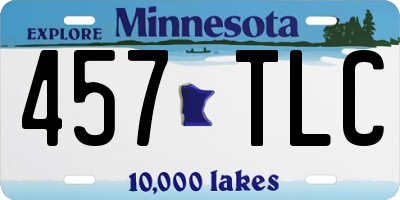 MN license plate 457TLC