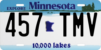 MN license plate 457TMV