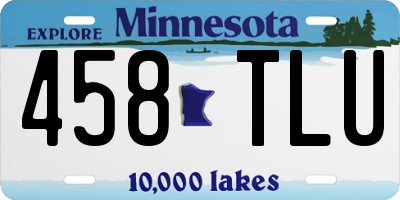 MN license plate 458TLU