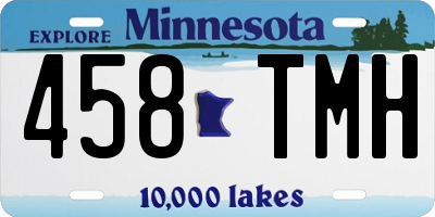 MN license plate 458TMH