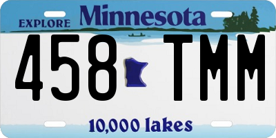 MN license plate 458TMM