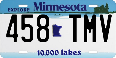 MN license plate 458TMV