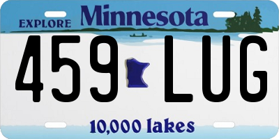 MN license plate 459LUG