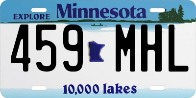 MN license plate 459MHL
