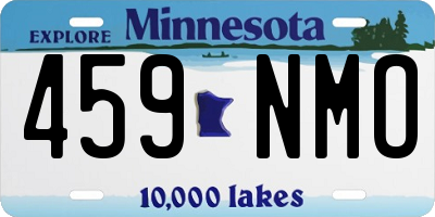 MN license plate 459NMO