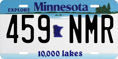 MN license plate 459NMR