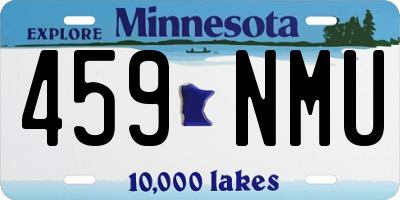 MN license plate 459NMU