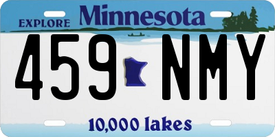 MN license plate 459NMY