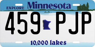 MN license plate 459PJP