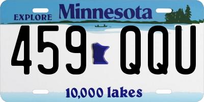 MN license plate 459QQU