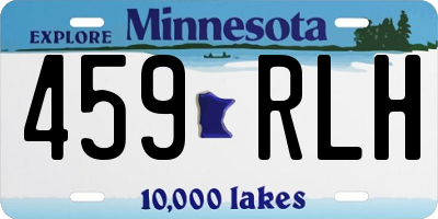 MN license plate 459RLH