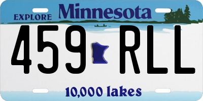MN license plate 459RLL
