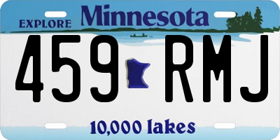 MN license plate 459RMJ