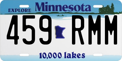 MN license plate 459RMM