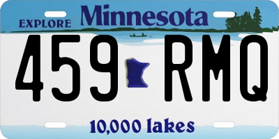 MN license plate 459RMQ