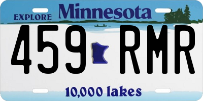 MN license plate 459RMR