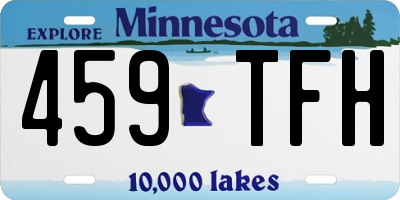 MN license plate 459TFH