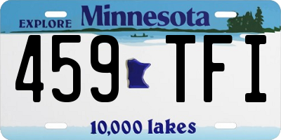 MN license plate 459TFI