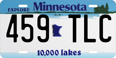 MN license plate 459TLC