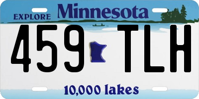 MN license plate 459TLH