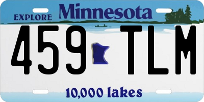 MN license plate 459TLM