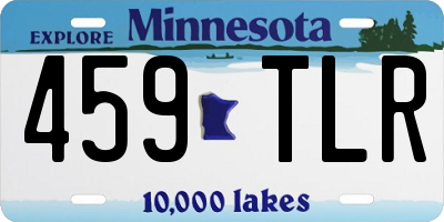 MN license plate 459TLR