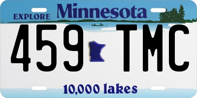 MN license plate 459TMC