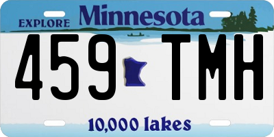 MN license plate 459TMH