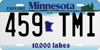 MN license plate 459TMI