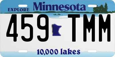 MN license plate 459TMM