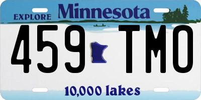 MN license plate 459TMO