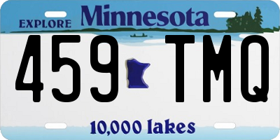 MN license plate 459TMQ