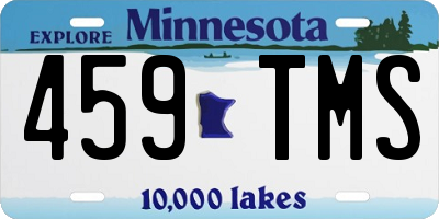 MN license plate 459TMS