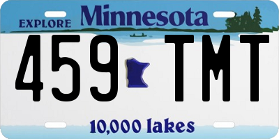MN license plate 459TMT