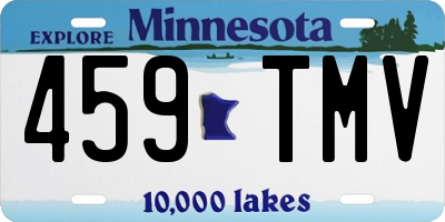 MN license plate 459TMV
