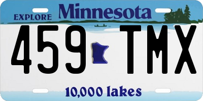 MN license plate 459TMX