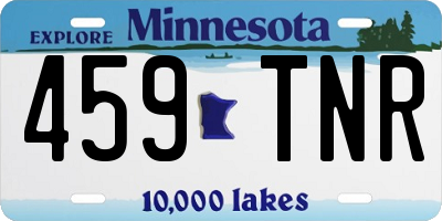 MN license plate 459TNR