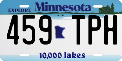 MN license plate 459TPH
