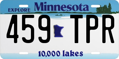 MN license plate 459TPR