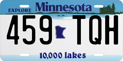 MN license plate 459TQH