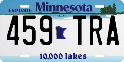 MN license plate 459TRA