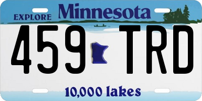 MN license plate 459TRD