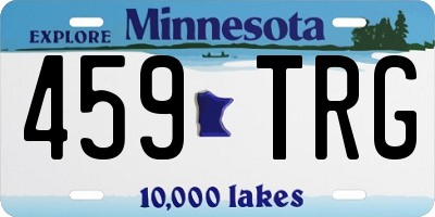 MN license plate 459TRG