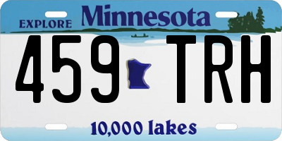MN license plate 459TRH