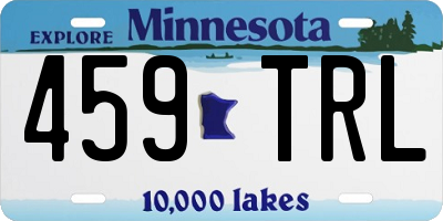 MN license plate 459TRL